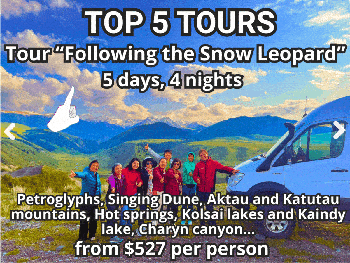 Top 5 tours Kazakhstan|In the footsteps of the Snow Leopard